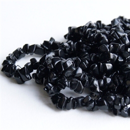 Sort obsidian, split, 1 streng